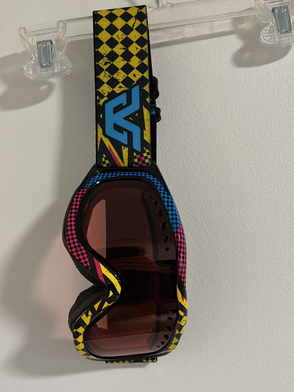 FREE WITH PURCHASE Colorful Checkered Snow/Ski Goggles